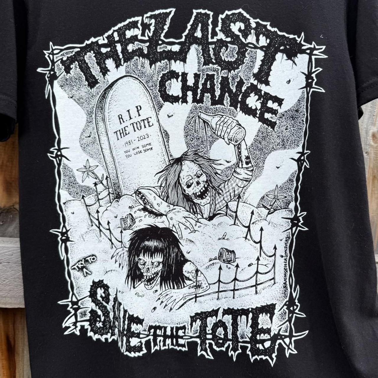 “The Last Chance to Save The Tote” charity venue shirt