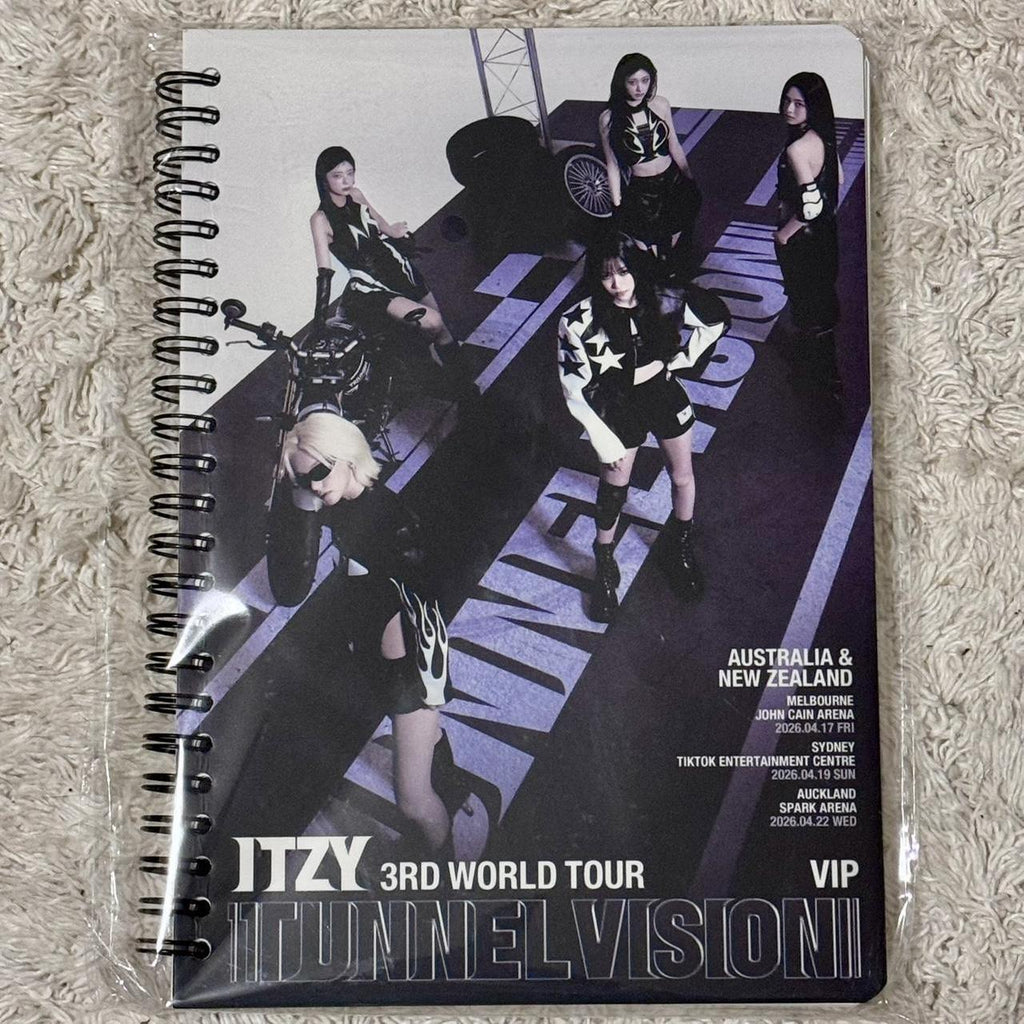 ITZY K-pop Aus NZ VIP pack spiral notebook