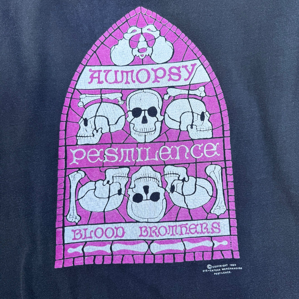 Autopsy & Pestilence 1990 EU Tour shirt