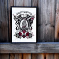 The Amity Affliction trad tattoo art work by Ahren Stringer