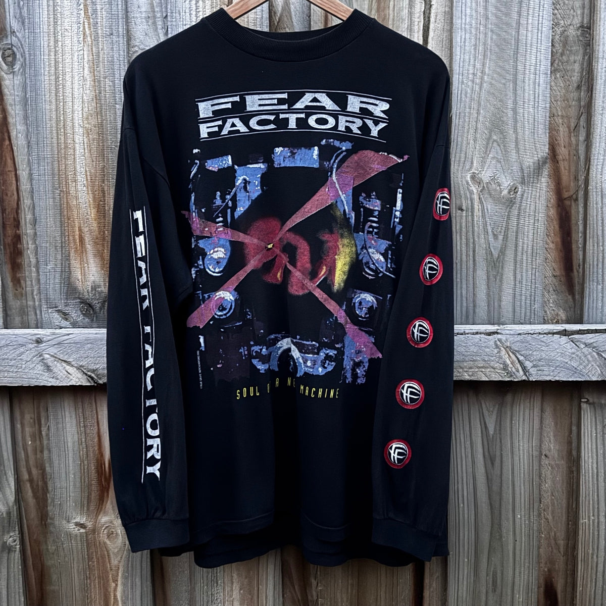Fear Factory '93 EU Tour long sleeve (4 side)