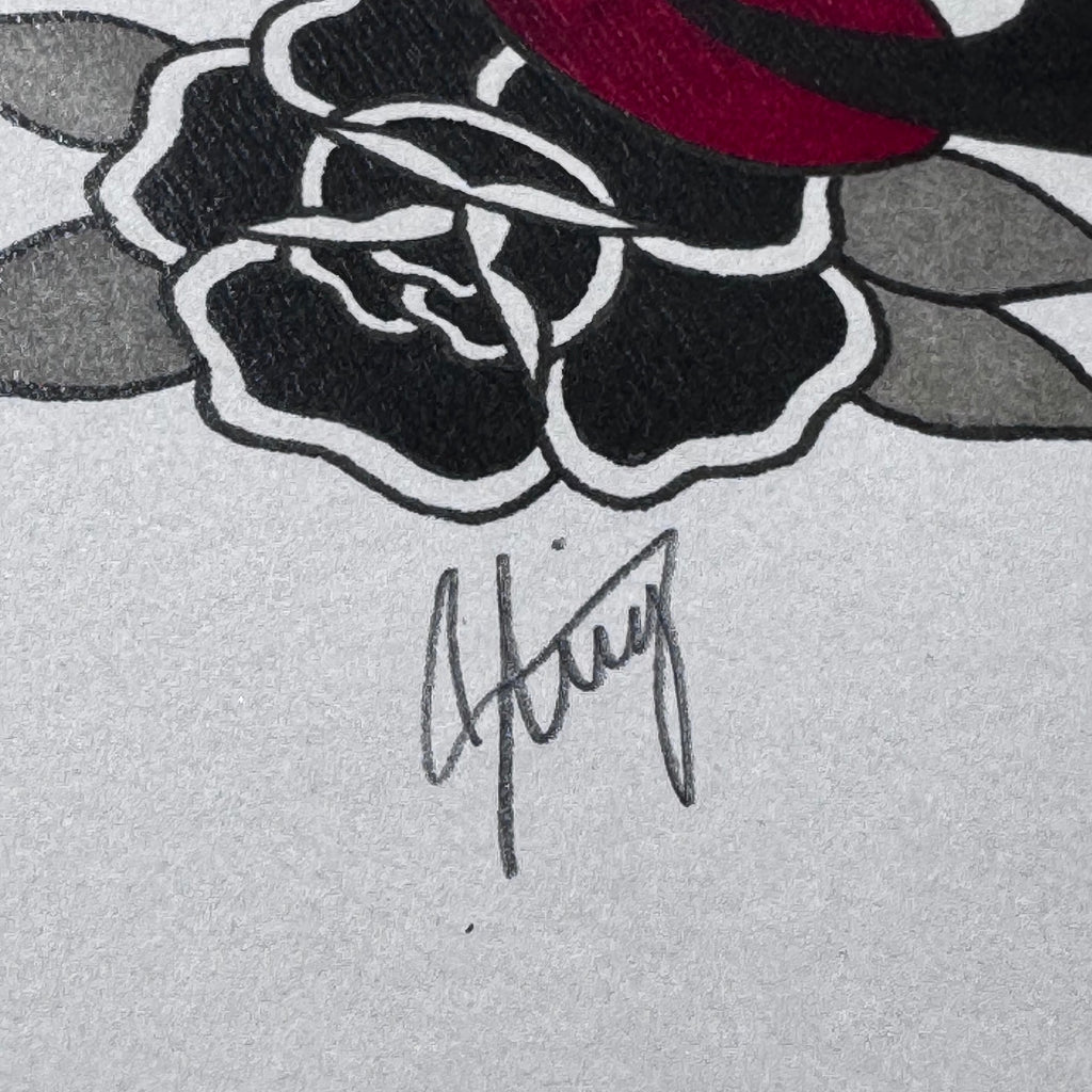 The Amity Affliction trad tattoo art work by Ahren Stringer