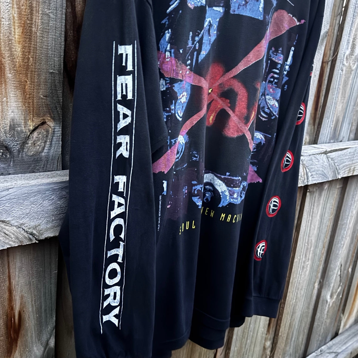 Fear Factory '93 EU Tour long sleeve (4 side)