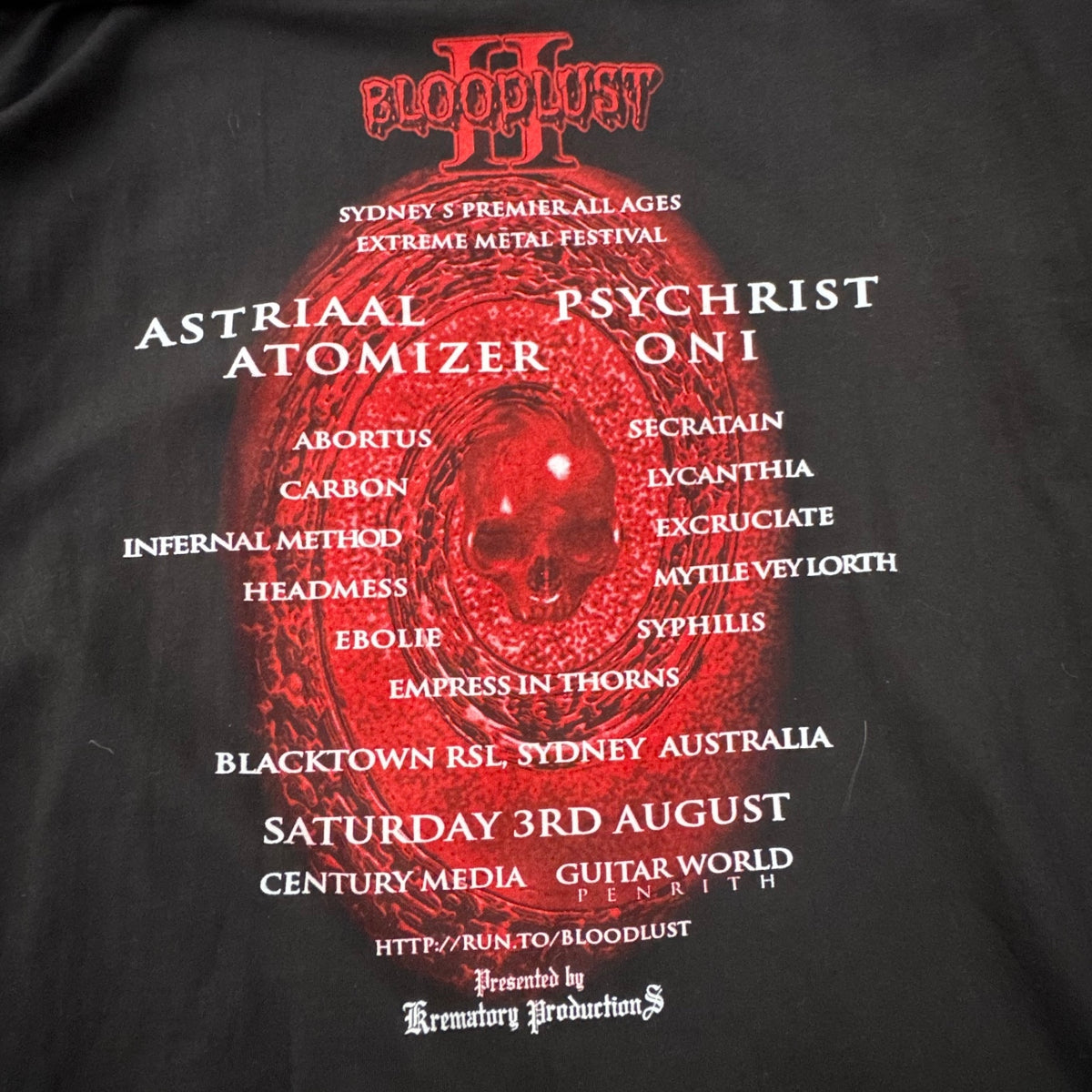 Bloodlust II shirt