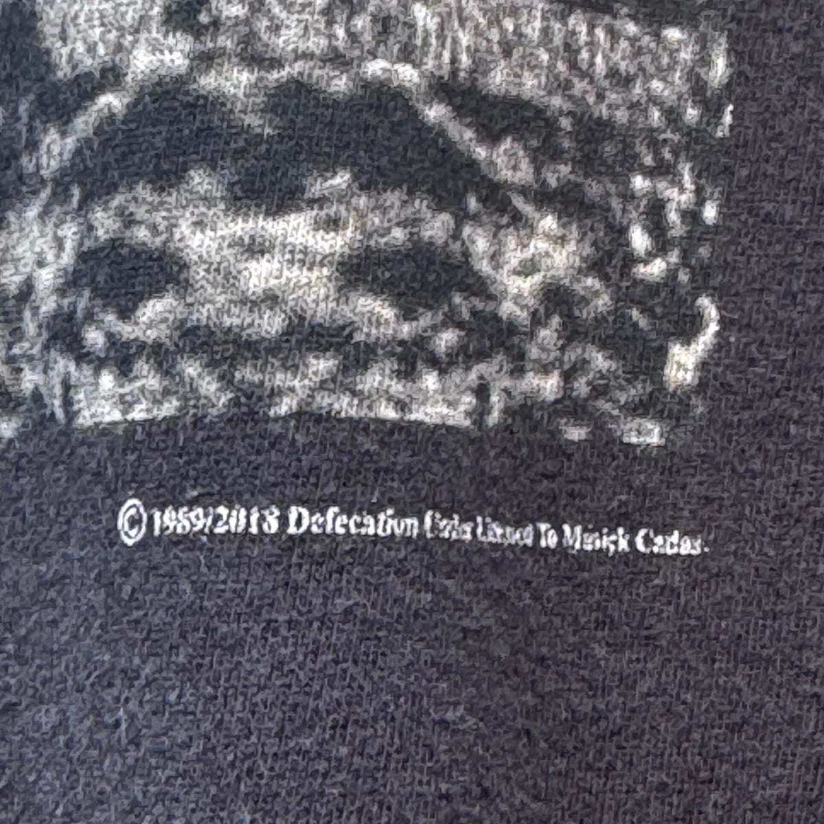 Defecation shirt
