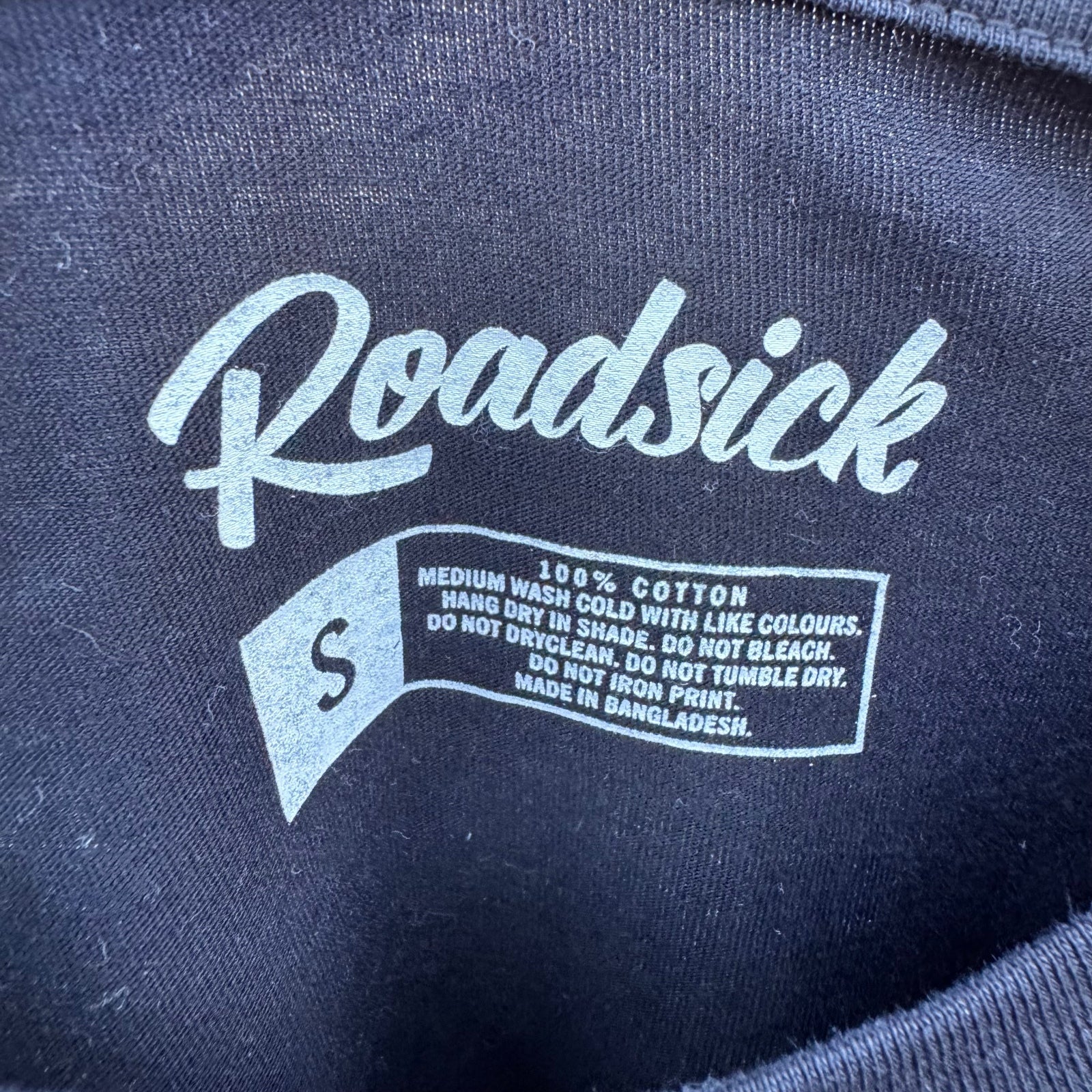 Roadsick Apparel (touring company) women’s boxy crop shirt