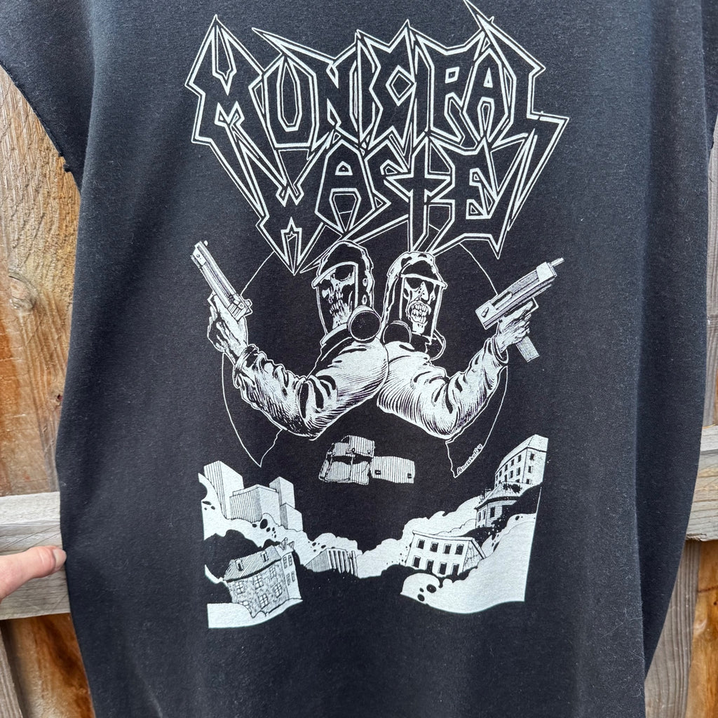 Municipal Waste shirt (cut off mod)