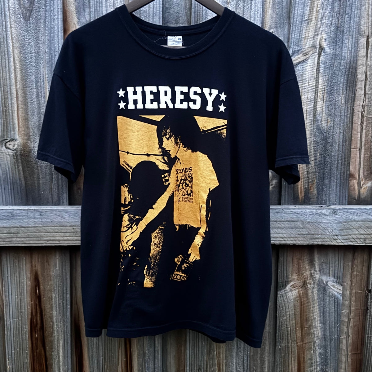 Heresy 90’s shirt