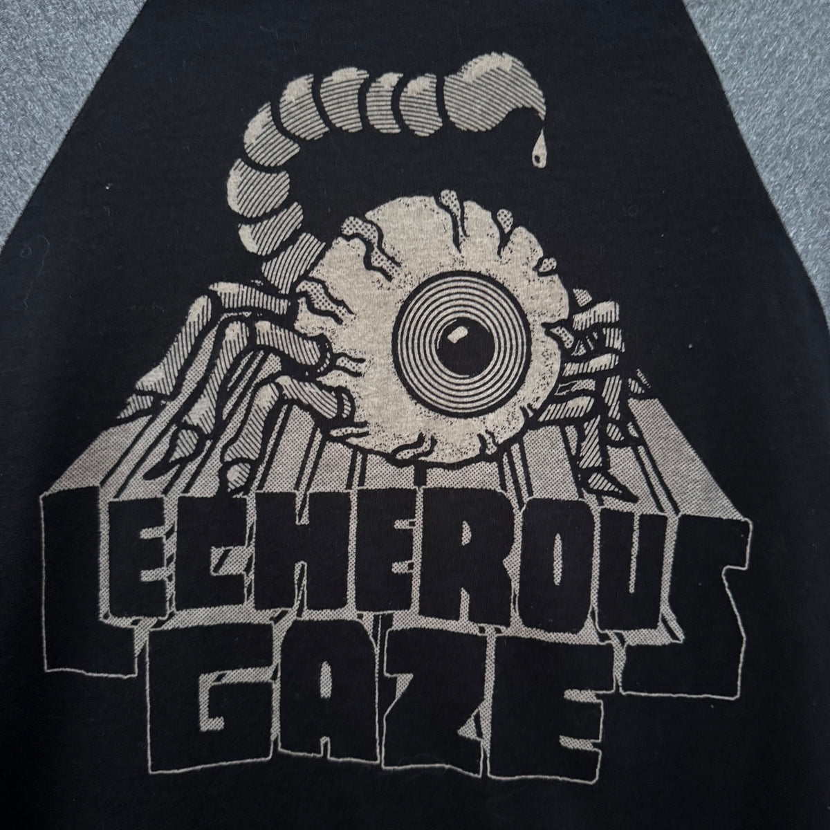 Lecherous Gaze raglan tee (cropped)