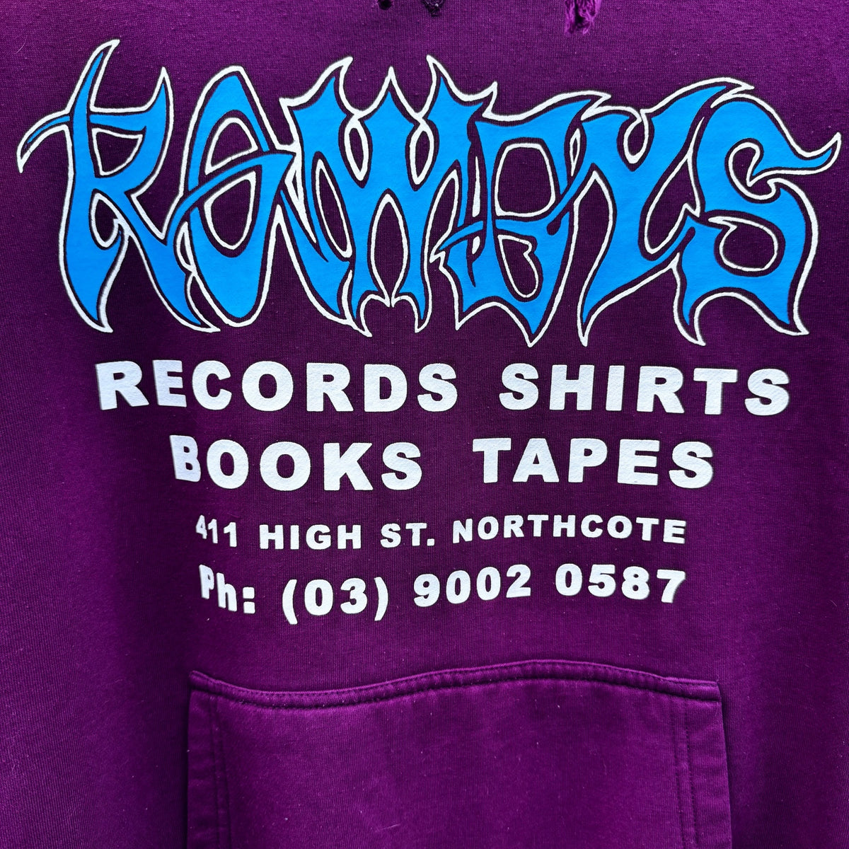 Rowdy’s Records hoodie