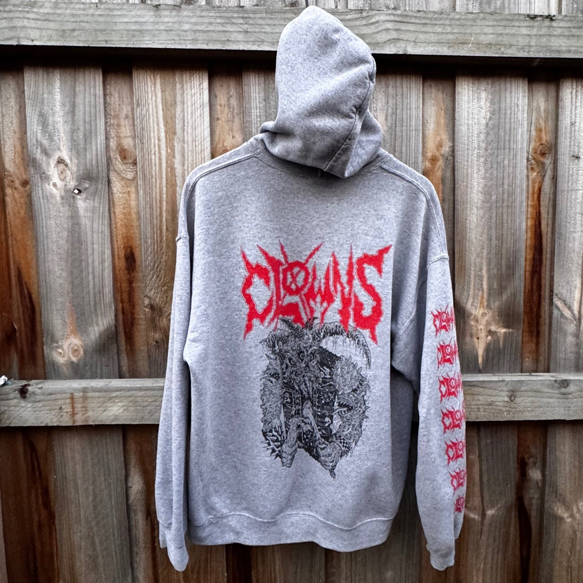 Clowns hoodie (grey)