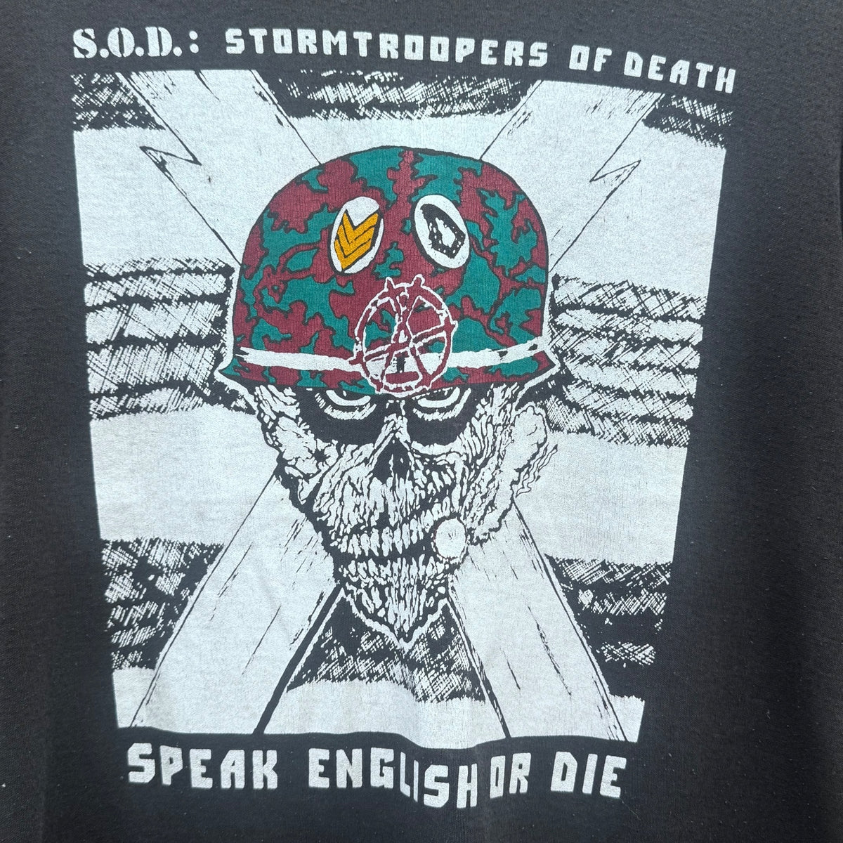 S.O.D. Stormtroopers of Death Speak English or Die shirt