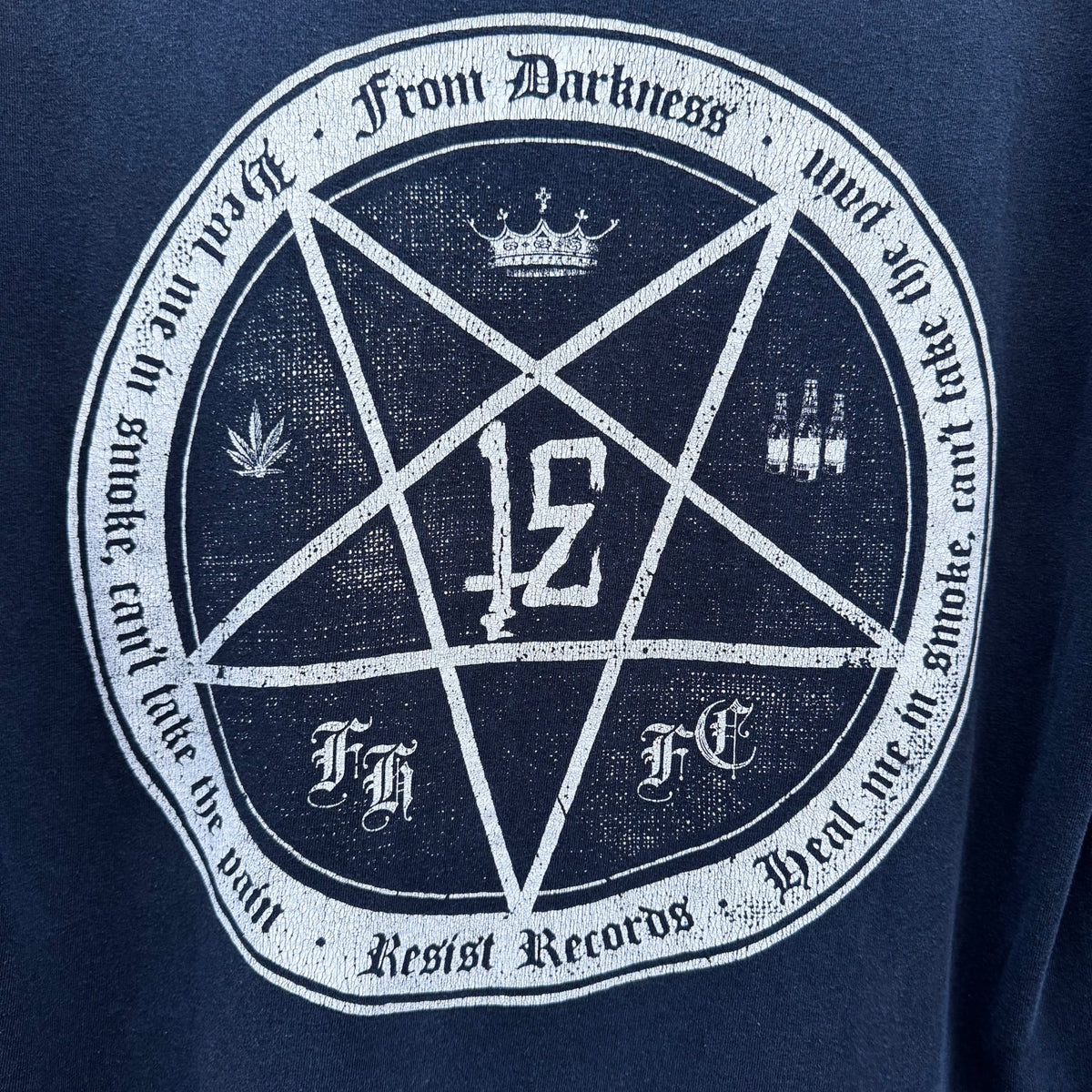 I Exist / Resist Records shirt (black)