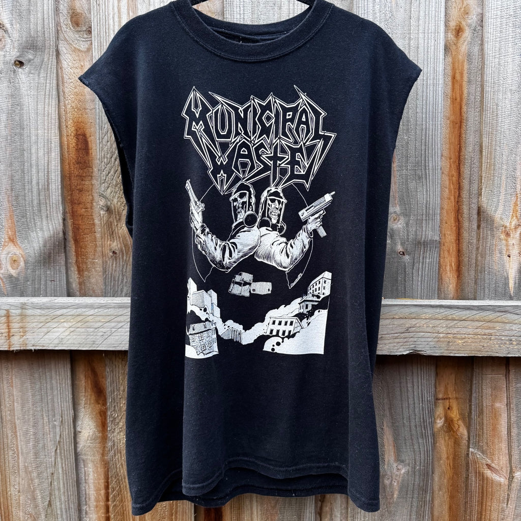 Municipal Waste shirt (cut off mod)