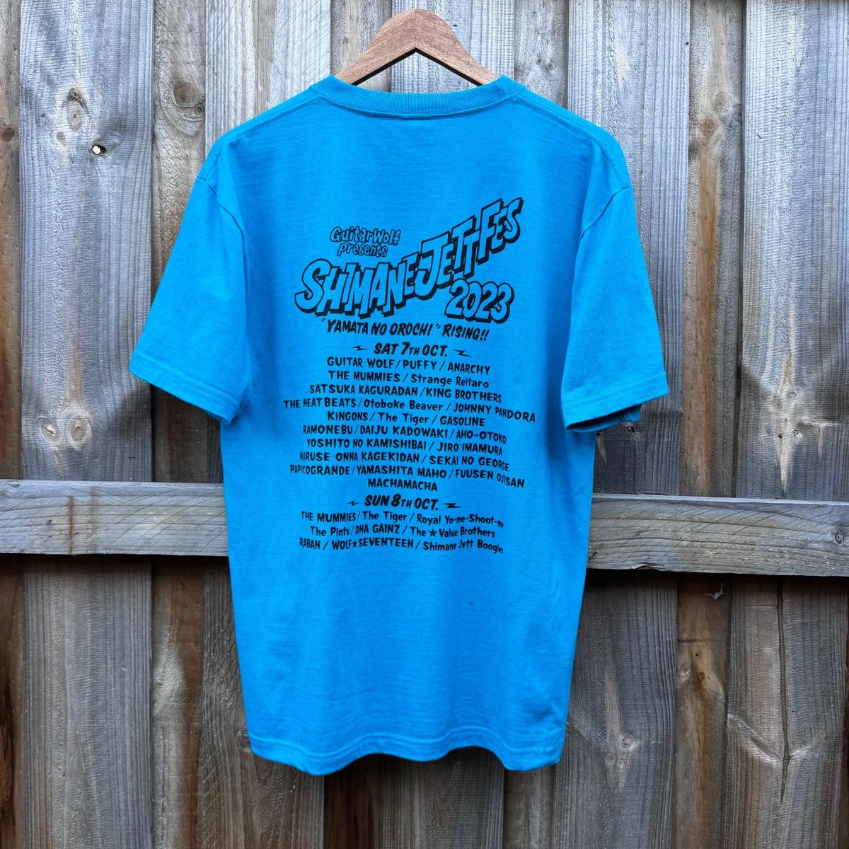 Japanese garage / punk festival shirt