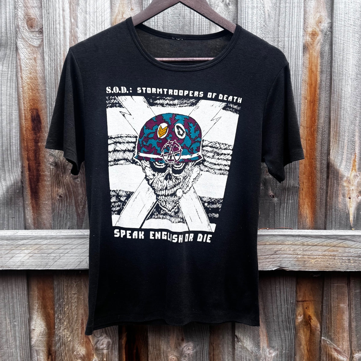 S.O.D. Stormtroopers of Death Speak English or Die shirt