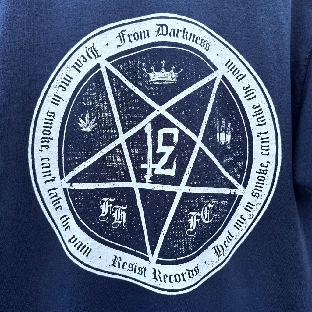 I Exist / Resist Records shirt (navy)