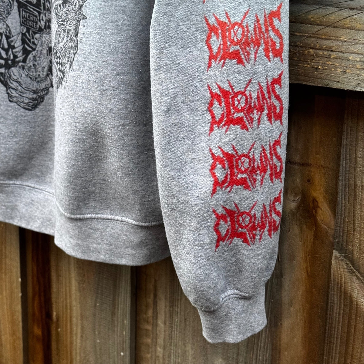 Clowns hoodie (grey)