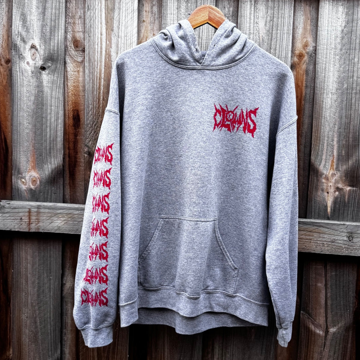 Clowns hoodie (grey)