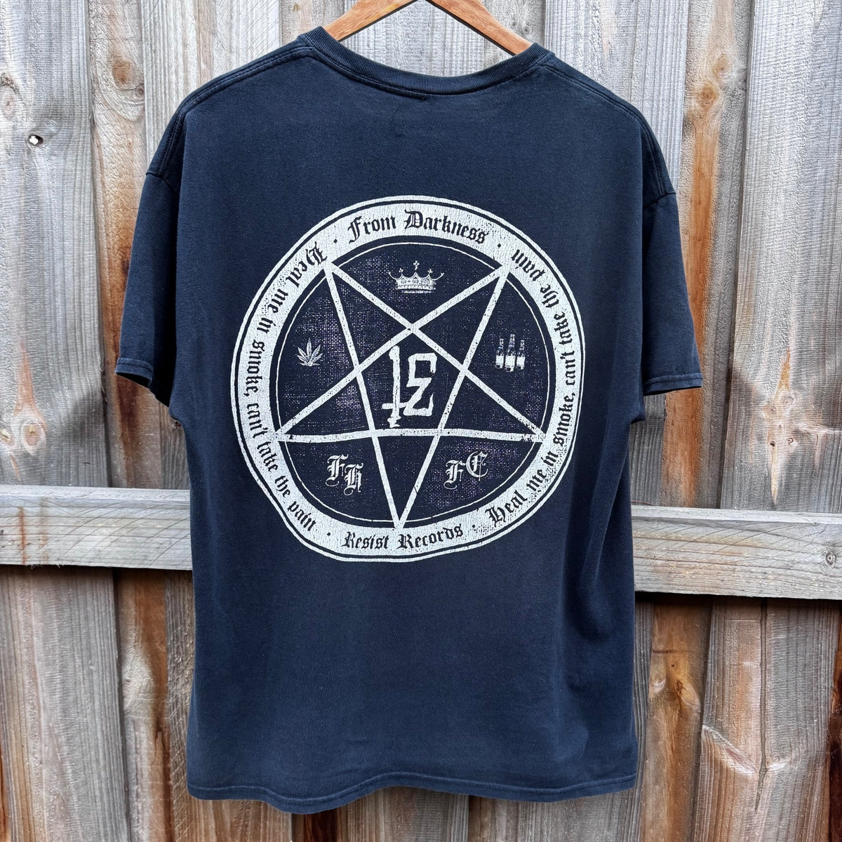 I Exist / Resist Records shirt (black)