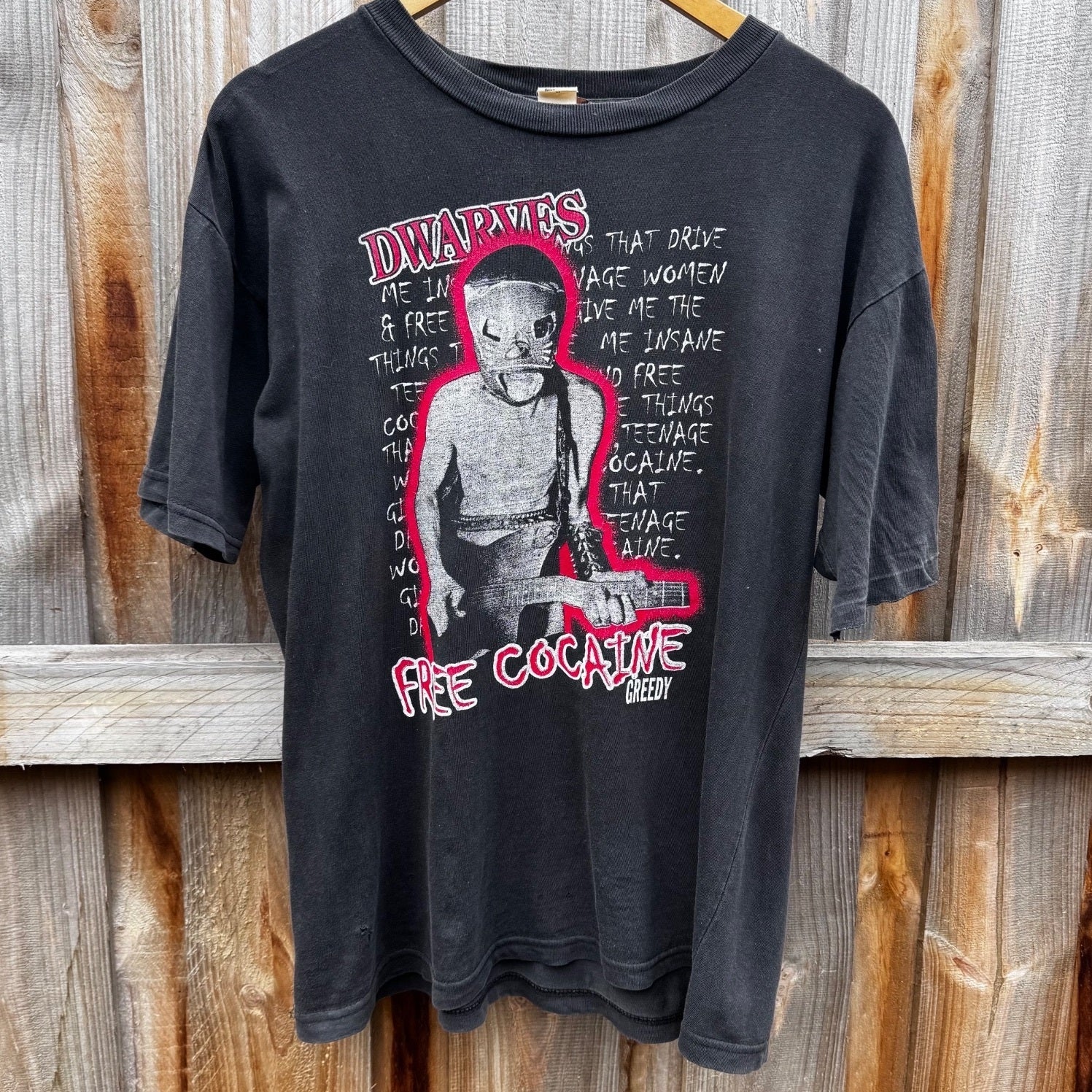 The Dwarves shirt (free cocaine)