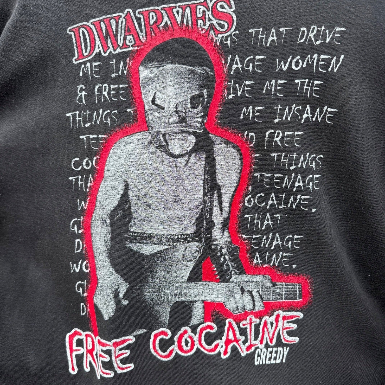 The Dwarves shirt (free cocaine)