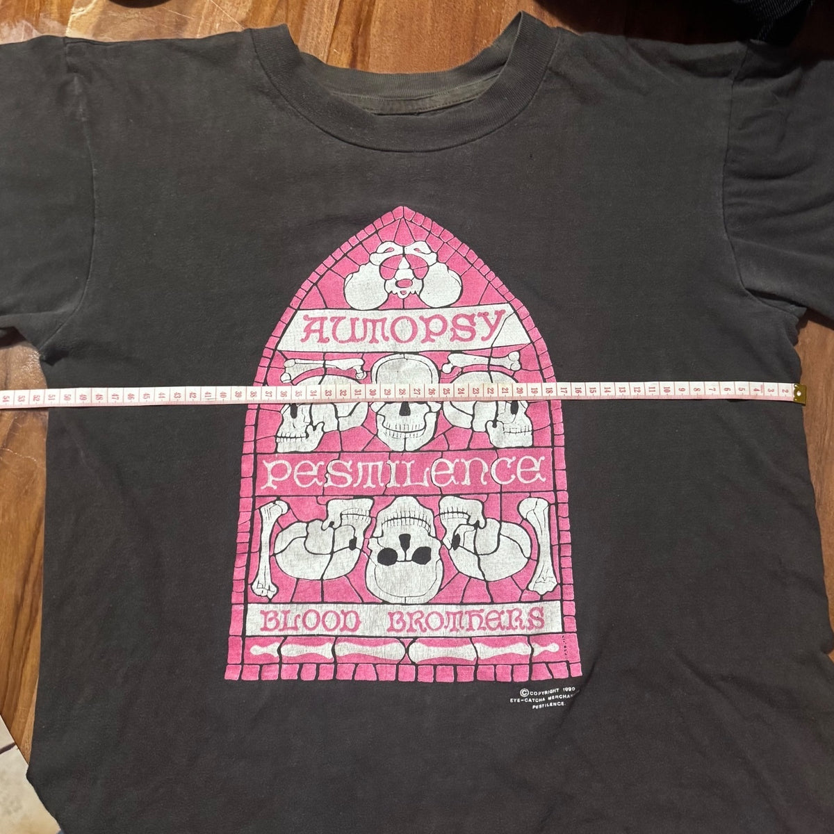 Autopsy & Pestilence 1990 EU Tour shirt