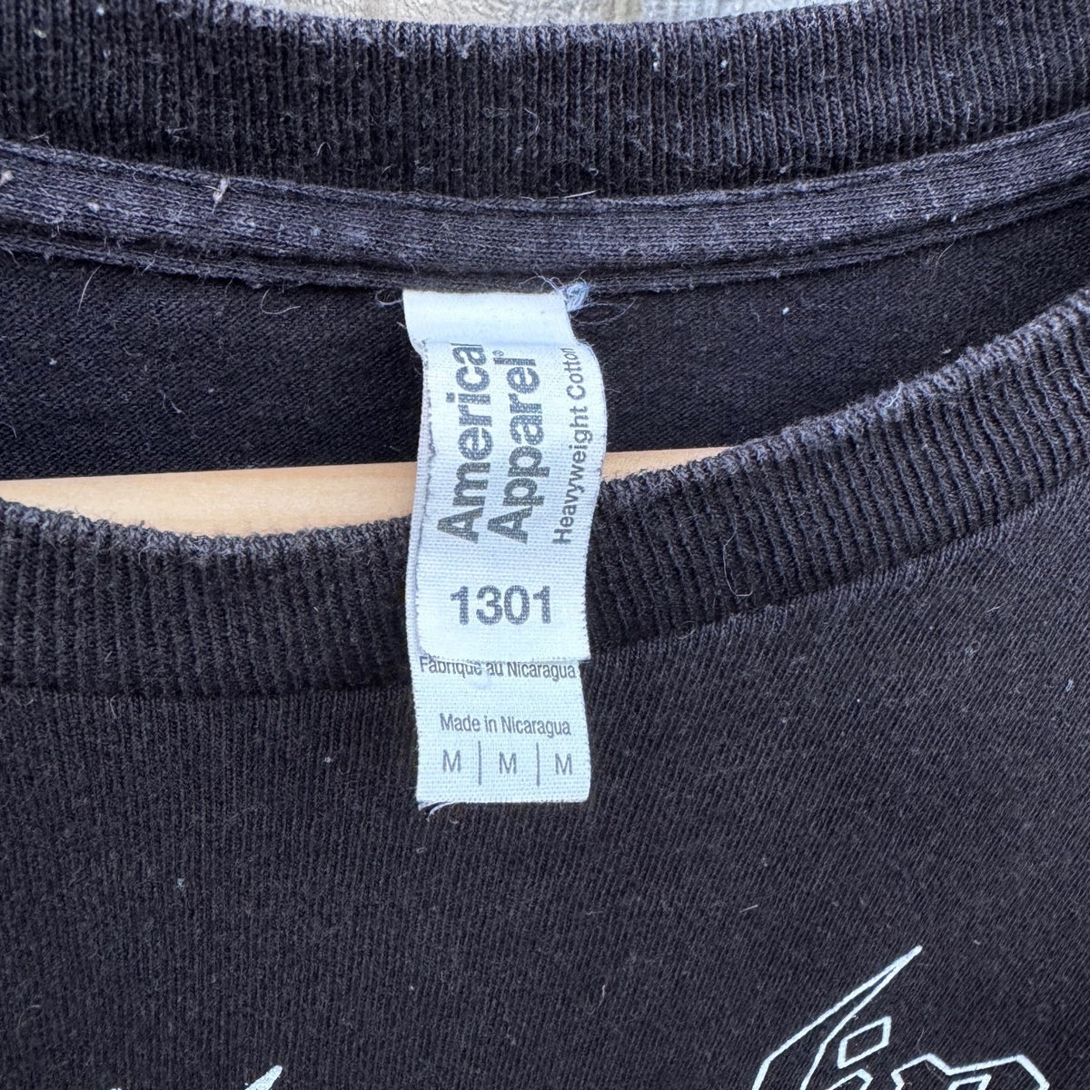 Clotheslined shirt