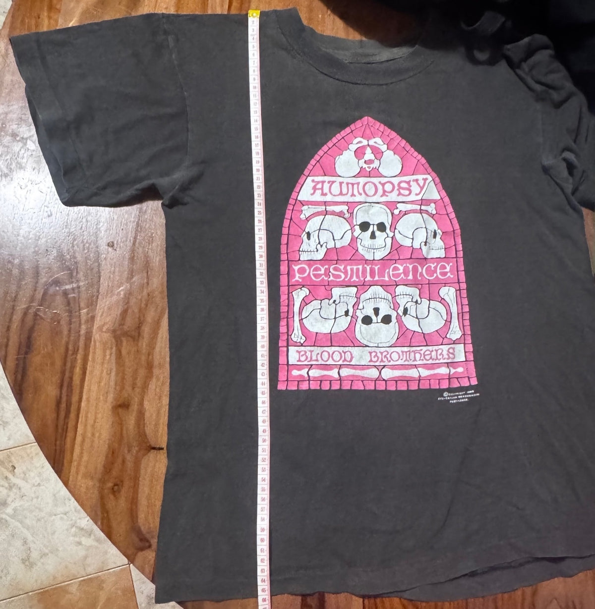 Autopsy & Pestilence 1990 EU Tour shirt