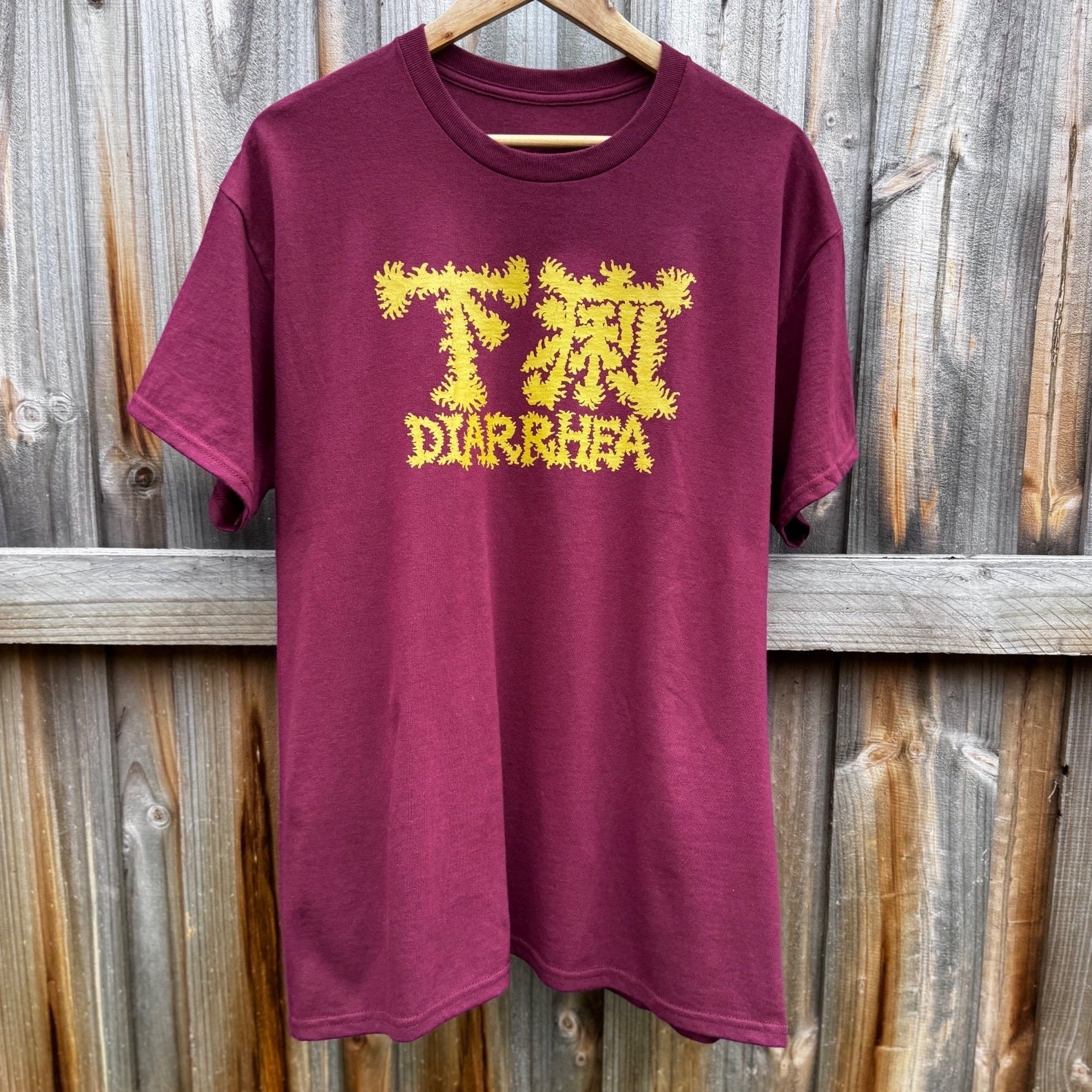 Diarrhea shirt (maroon)