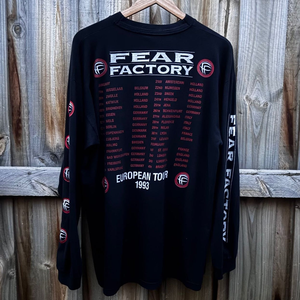 Fear Factory '93 EU Tour long sleeve (4 side)